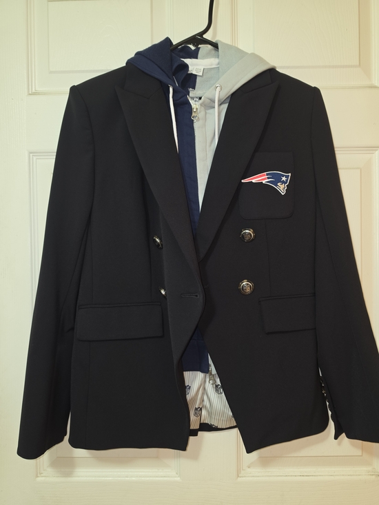 Veronica Beard Jackets & Blazers - Veronica Beard Navy Patriots Logo Blazer